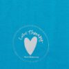 Love therapy t-shirt azzurro con stampa nani
