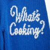 Mini Rodini pantatuta blu con stampa what's cooking